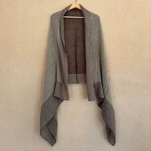 VTG L’Orchidee lightweight cotton scarf/wrap in houndstooth print